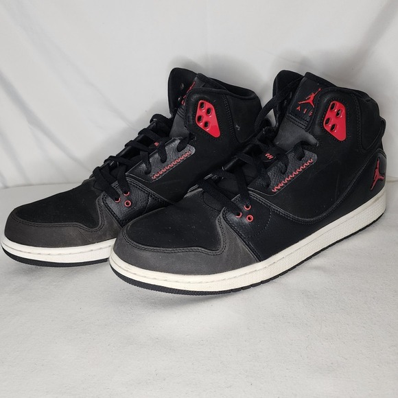 Jordan SC-3 High Top Sneakers Black Red Athletic Shoes Size 12 main image 4